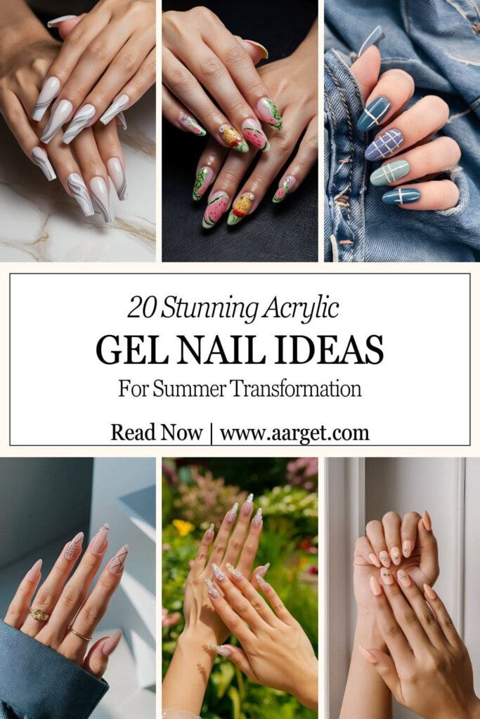 Acrylic Gel Nail Designs Pin (1)