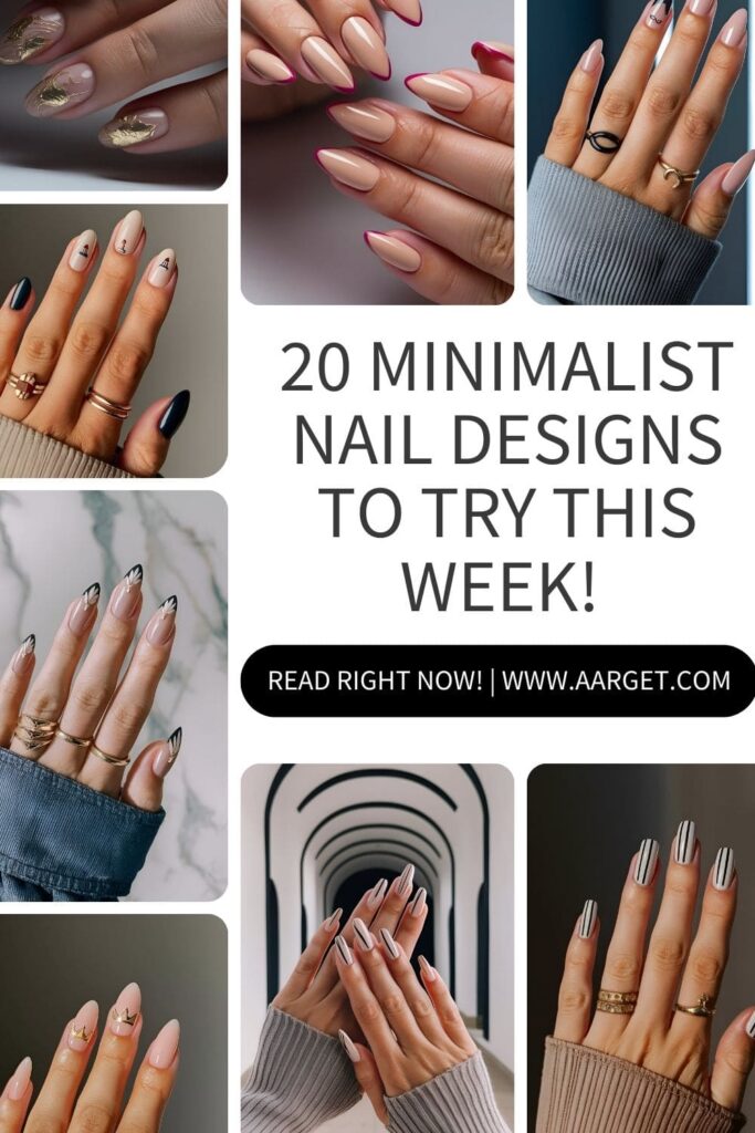 Minimalist Nail Designs Pin