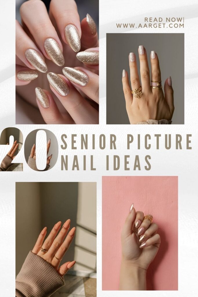 Senior Picture Nails Pin