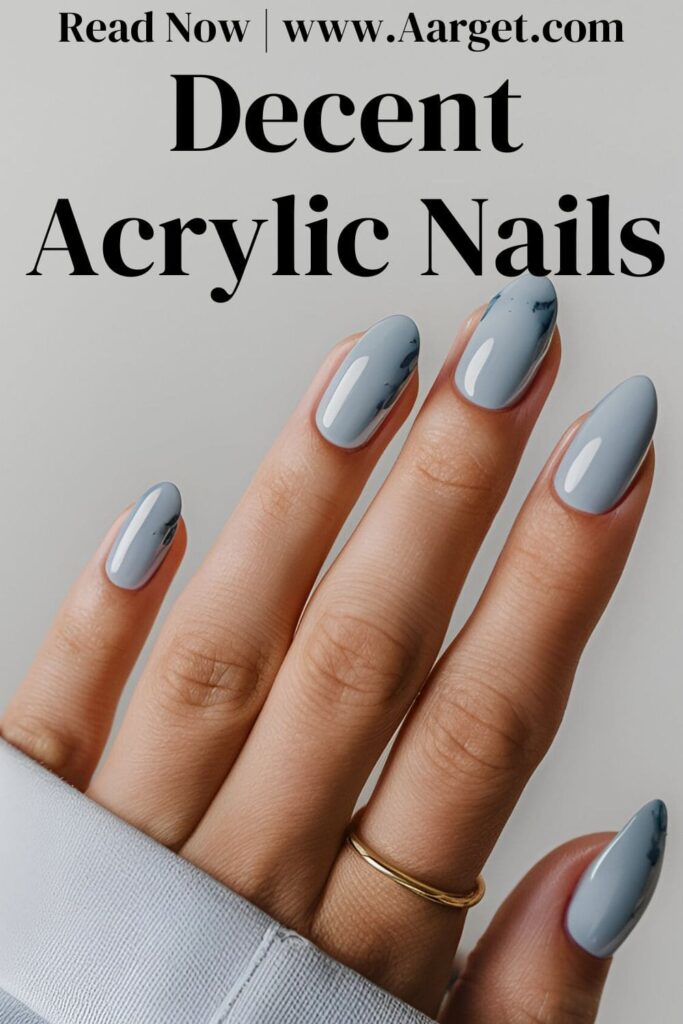 pin of decent acrylic nails